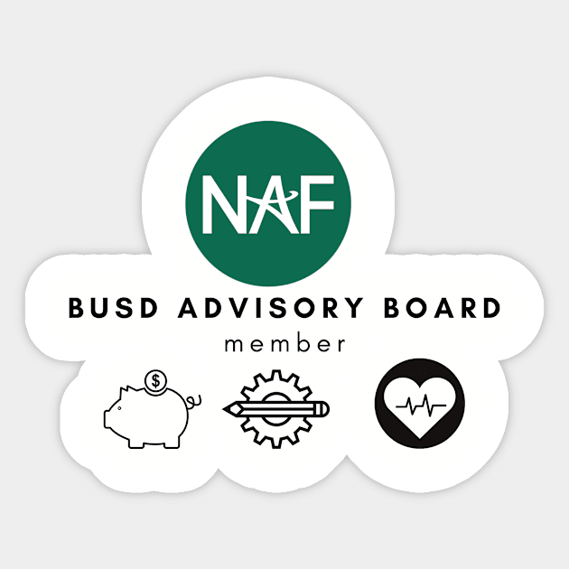 BUSD Advisory Board Member Sticker by BUSDNAF